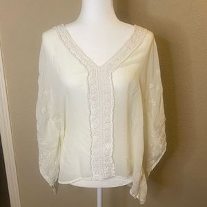 Maurice Sheer Boho Lace Top